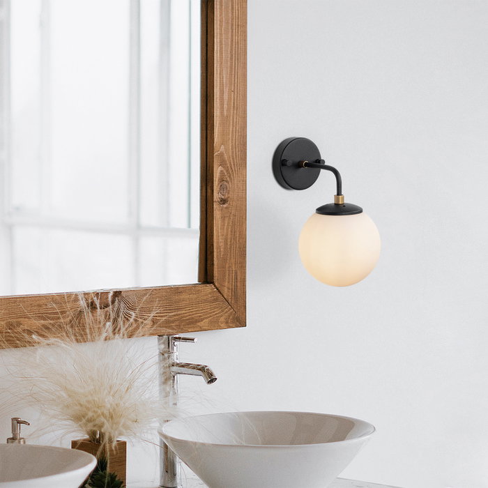 Opviq Horn - 12217 Lámpara de pared Negro, Antiguo y Crema Opviq Horn - 12217 Lámpara de pared Negro, Antiguo y Crema